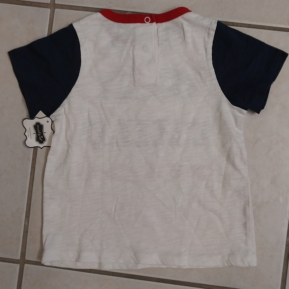 "Only Child Expiring Soon" Blue Big Brother T-Shirt by Mud Pie Size 4T NWT - Picture 3 of 6